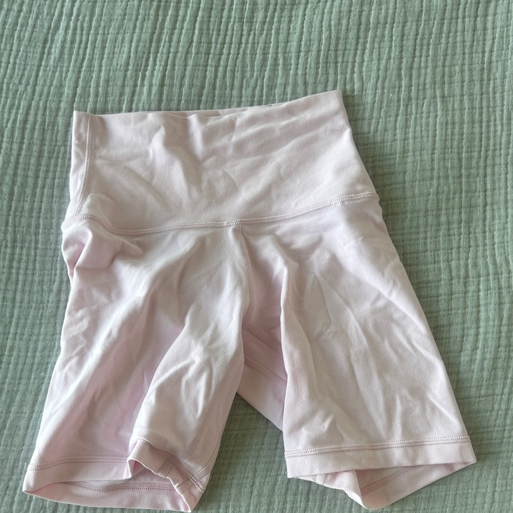 Aritzia Light Pink Bike Shorts